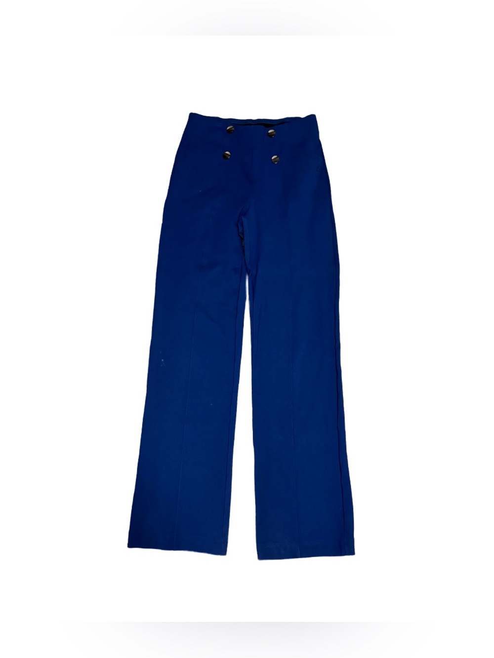 Betabrand Women's Yoga Dress Pant Women's Medium Atlantic Sailor Blue Stretch